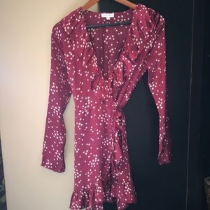 Star Wrap dress